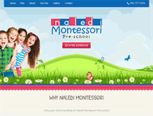 Tablet Screenshot of naledimontessori.co.za